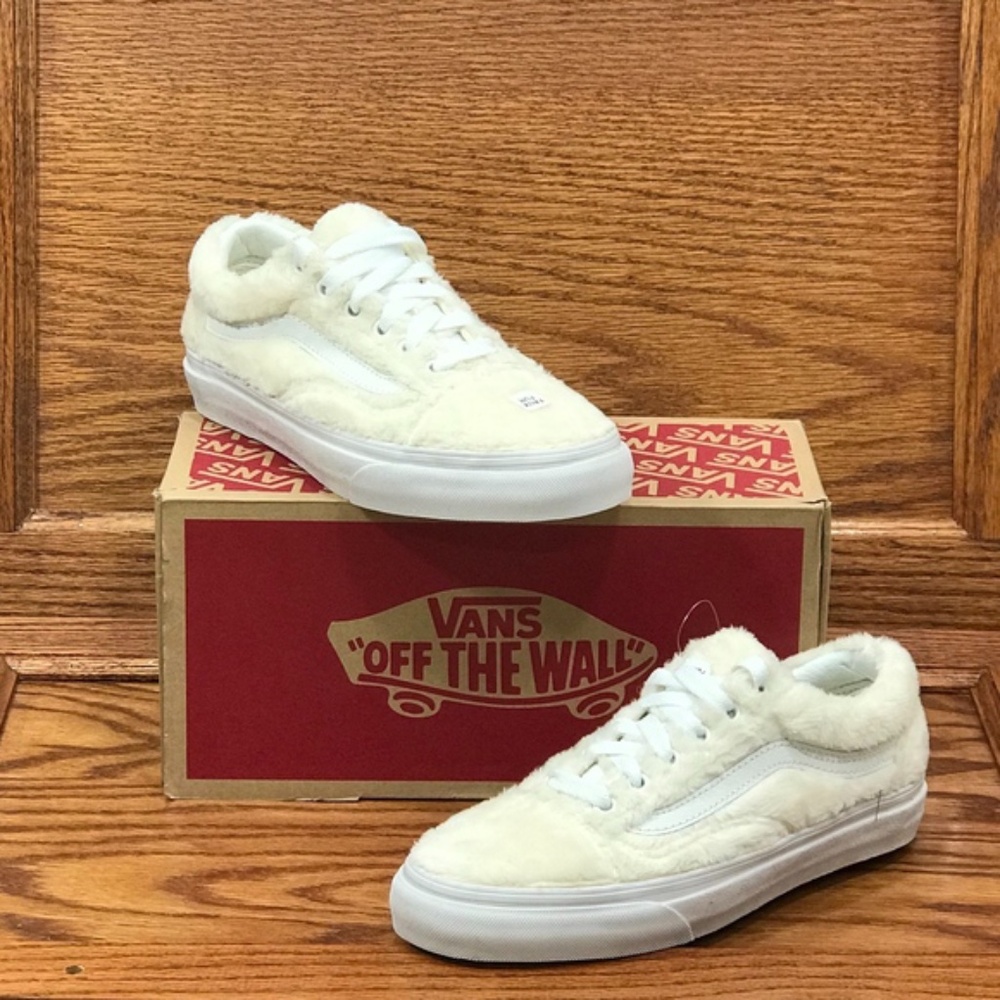 Vans Old Skool Sherpa Turtledove Blanc De Blanc Shoes